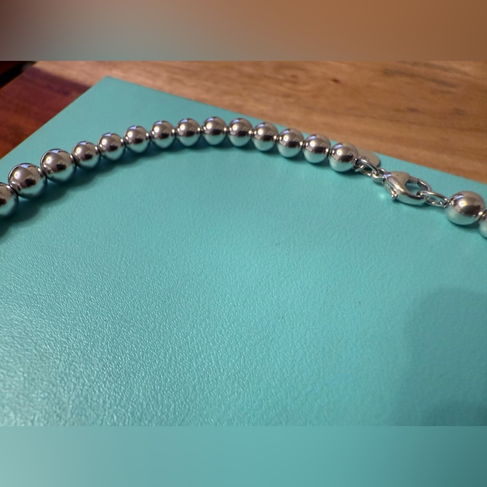 Tiffany&Co. HardWear Graduated Ball Bead Sterling Silver Necklace 16.25” - Picture 5 of 13